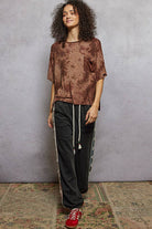 Leopard Short Sleeve Tee-Pol Clothing-Stuffology - Where Vintage Meets Modern, A Boutique for Real Women in Crosbyton, TX