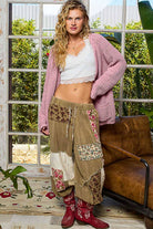 POL Clothing - Long sleeve front pocket chenille sweater open cardigan-Sweater Cardigan-Pol Clothing-Stuffology - Where Vintage Meets Modern, A Boutique for Real Women in Crosbyton, TX