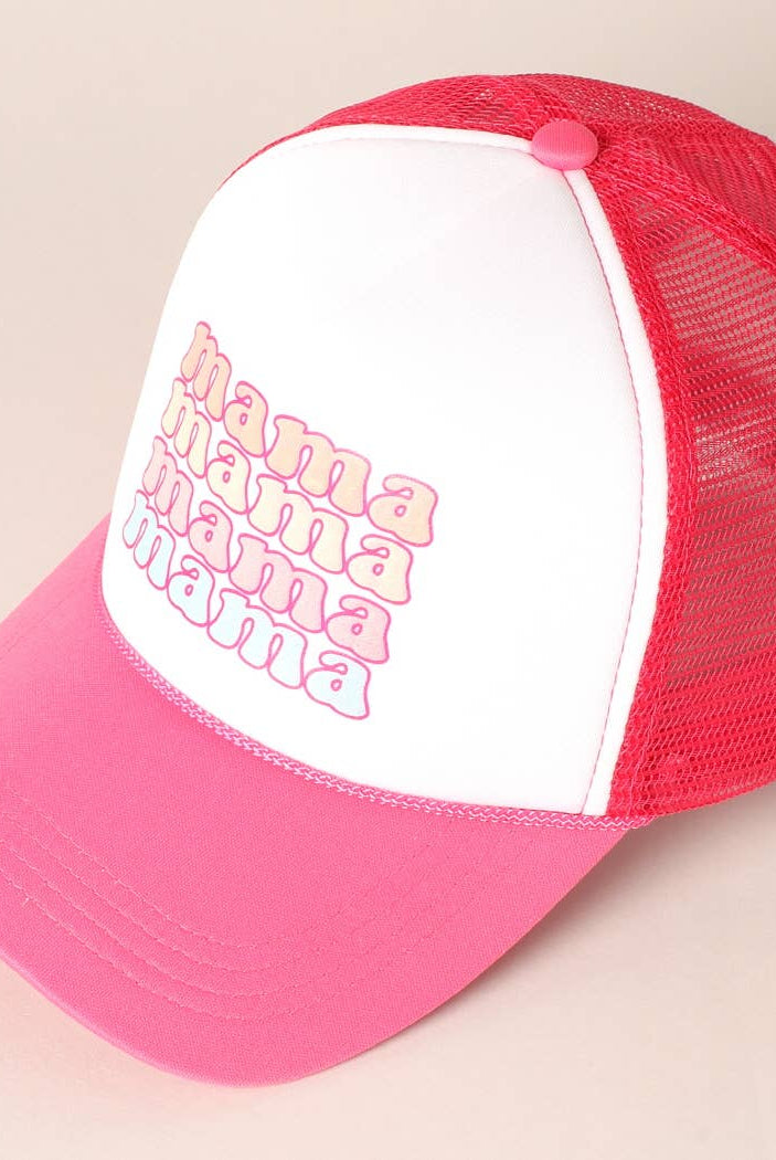 MAMA Foam Trucker Hat | Stuffology Boutique-Trucker Hat-Fashion City-Stuffology - Where Vintage Meets Modern, A Boutique for Real Women in Crosbyton, TX