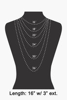 Pearl Cross Pendant Necklace-Necklaces-The Looks by Fame Accessories-Stuffology - Where Vintage Meets Modern, A Boutique for Real Women in Crosbyton, TX