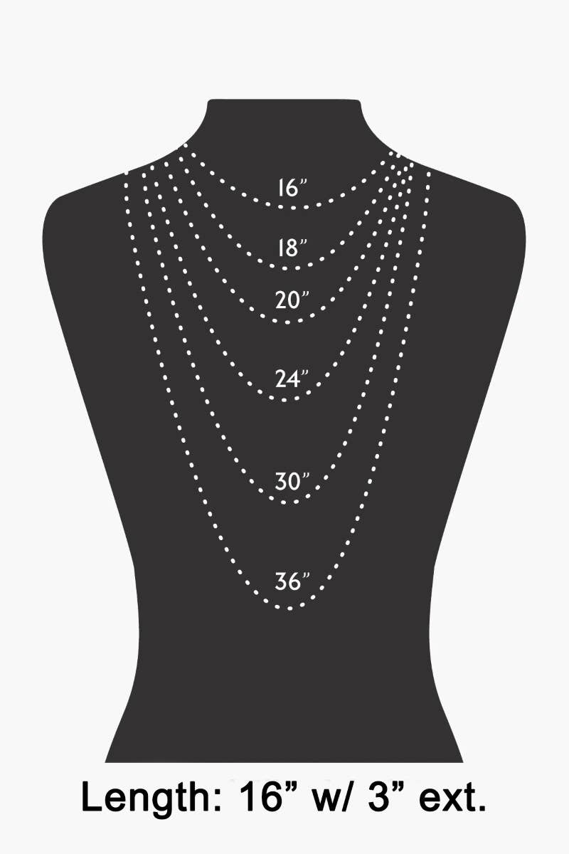 Textured Two Tone Oval Chain Link Necklace-The Looks by Fame Accessories-Stuffology - Where Vintage Meets Modern, A Boutique for Real Women in Crosbyton, TX