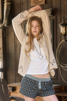 HORSE JACQUARD SHAWL KNIT CARDIGAN-Sweater Cardigan-J.O.A-Stuffology - Where Vintage Meets Modern, A Boutique for Real Women in Crosbyton, TX