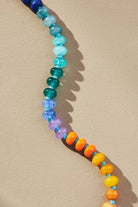 NATURAL AGATE GLASS SEMI PRECIOUS BEAD NECKLACE | 80N896-JOSSLYN by wall to wall-Stuffology - Where Vintage Meets Modern, A Boutique for Real Women in Crosbyton, TX