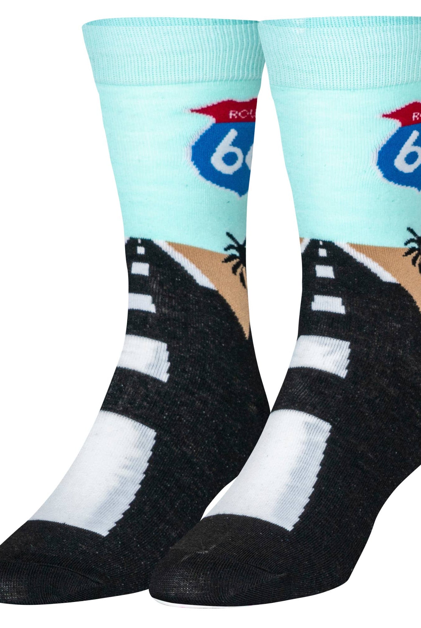 Route 66 - Mens Crew Folded | Stuffology Boutique-Socks-Crazy Socks-Stuffology - Where Vintage Meets Modern, A Boutique for Real Women in Crosbyton, TX
