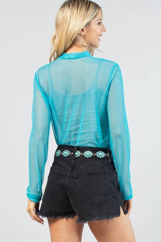 SEMI SHEER MOCK NECK MESH TOP-MESH TOP-Avery-Stuffology - Where Vintage Meets Modern, A Boutique for Real Women in Crosbyton, TX