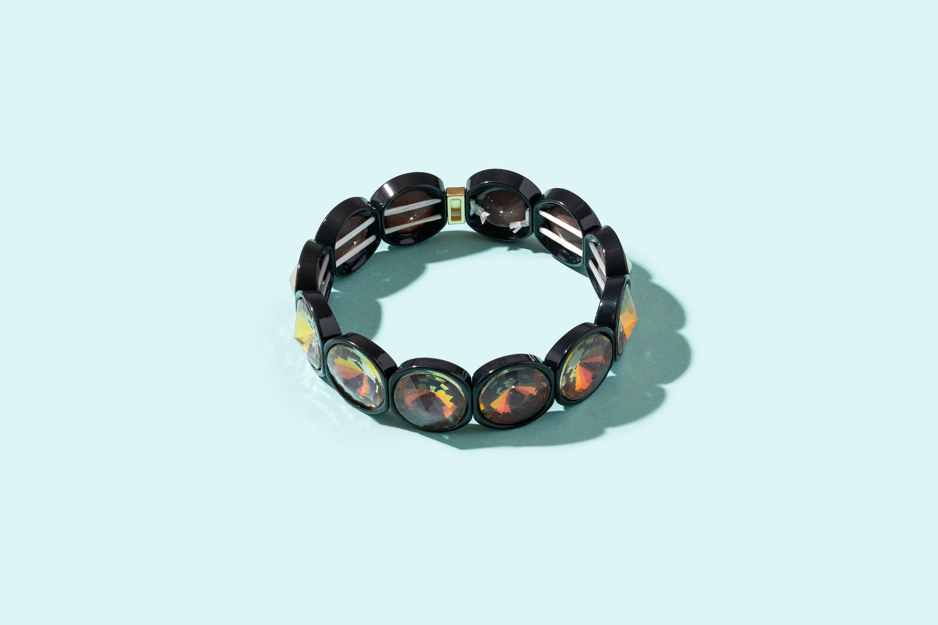 Enamel Stretch Bracelet - Asst Styles - Fall / Autumn Colors-Bracelets-Taylor Elliott Designs-Stuffology - Where Vintage Meets Modern, A Boutique for Real Women in Crosbyton, TX