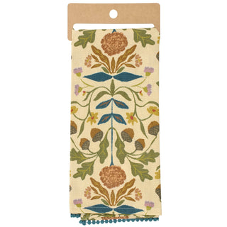 Fall Folk Floral Kitchen Towel-Kitchen Towel-Primitives by Kathy-Stuffology - Where Vintage Meets Modern, A Boutique for Real Women in Crosbyton, TX