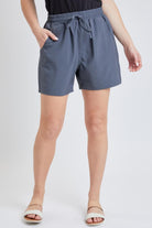Resort Wear with Elastic Waist Shorts-Shorts-YMI-Stuffology - Where Vintage Meets Modern, A Boutique for Real Women in Crosbyton, TX