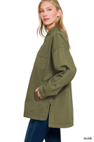 Oversized Barn Jacket /Stuffology Boutique-Jackets-Stuffology Boutique -Stuffology - Where Vintage Meets Modern, A Boutique for Real Women in Crosbyton, TX