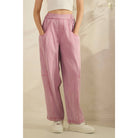 Acid Wash Wide Leg Pink Denim Pants-Pants-Sage + Fig-Stuffology - Where Vintage Meets Modern, A Boutique for Real Women in Crosbyton, TX