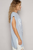 POL Clothing Rock N Roll Graphic Lettering Round Sleeveless Top-TOP-Pol Clothing-Stuffology - Where Vintage Meets Modern, A Boutique for Real Women in Crosbyton, TX