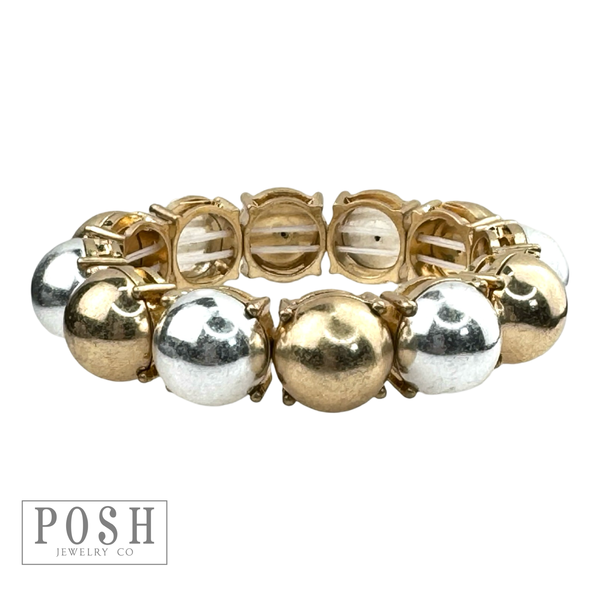 Matte bead bracelet-Bracelets-Pink Panache Brands-Stuffology - Where Vintage Meets Modern, A Boutique for Real Women in Crosbyton, TX