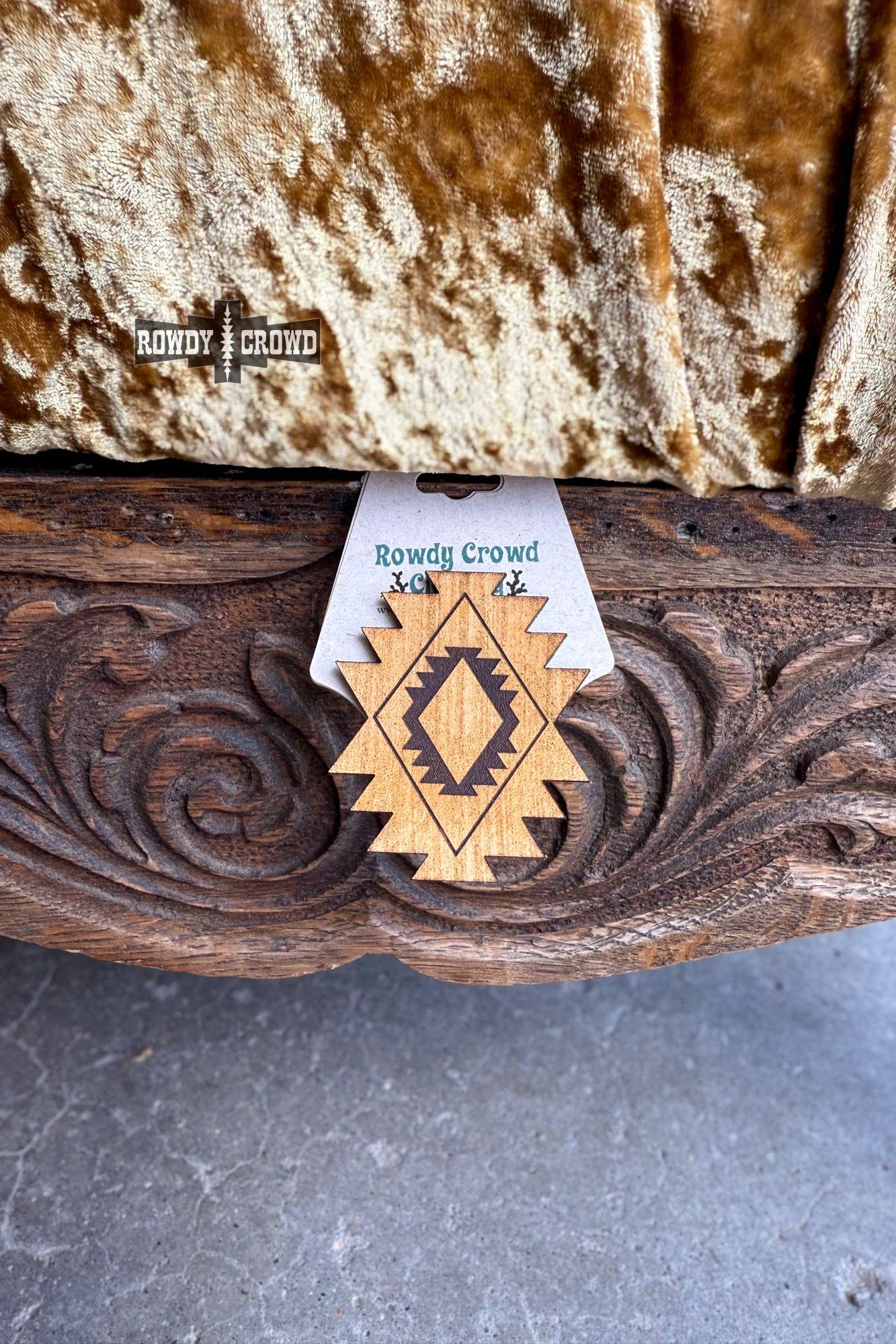 Aztec Sky Scarf Slide-Wild Rag Slide-Stuffology Boutique-Stuffology - Where Vintage Meets Modern, A Boutique for Real Women in Crosbyton, TX