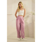 Acid Wash Wide Leg Pink Denim Pants-Pants-Sage + Fig-Stuffology - Where Vintage Meets Modern, A Boutique for Real Women in Crosbyton, TX