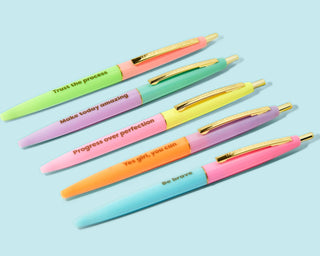 Pen Set - Motivational - Affirmations - 5 Piece Set-PENS-Taylor Elliott Designs-Stuffology - Where Vintage Meets Modern, A Boutique for Real Women in Crosbyton, TX