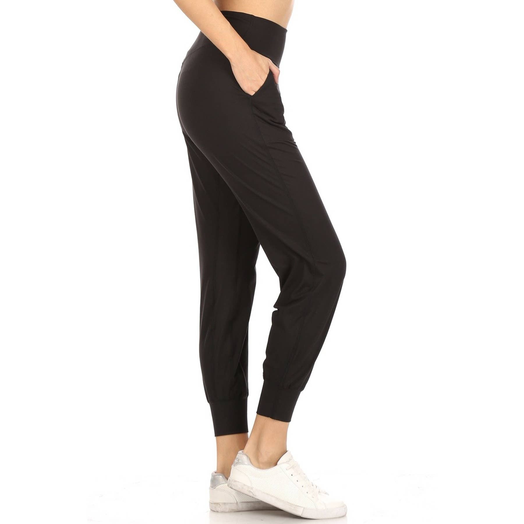 Slim Fit Activewear Joggers with Hidden Back Pocket-Joggers-Leggings Depot-Stuffology - Where Vintage Meets Modern, A Boutique for Real Women in Crosbyton, TX