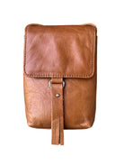 Cowhide Leather Small Crossbody Phone Bag /Stuffology Boutique-Phone Pouch-Roma Leathers, Inc.-Stuffology - Where Vintage Meets Modern, A Boutique for Real Women in Crosbyton, TX