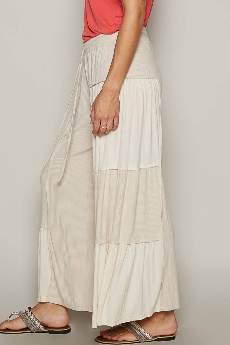 Pol Clothing Ribbed Loose Knit Wide-Leg Pants-Pants-Pol Clothing-Stuffology - Where Vintage Meets Modern, A Boutique for Real Women in Crosbyton, TX