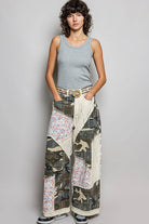 POL Clothing Beaded Cycle Striped Floral Pattern Belt-BELT-Pol Clothing-Stuffology - Where Vintage Meets Modern, A Boutique for Real Women in Crosbyton, TX