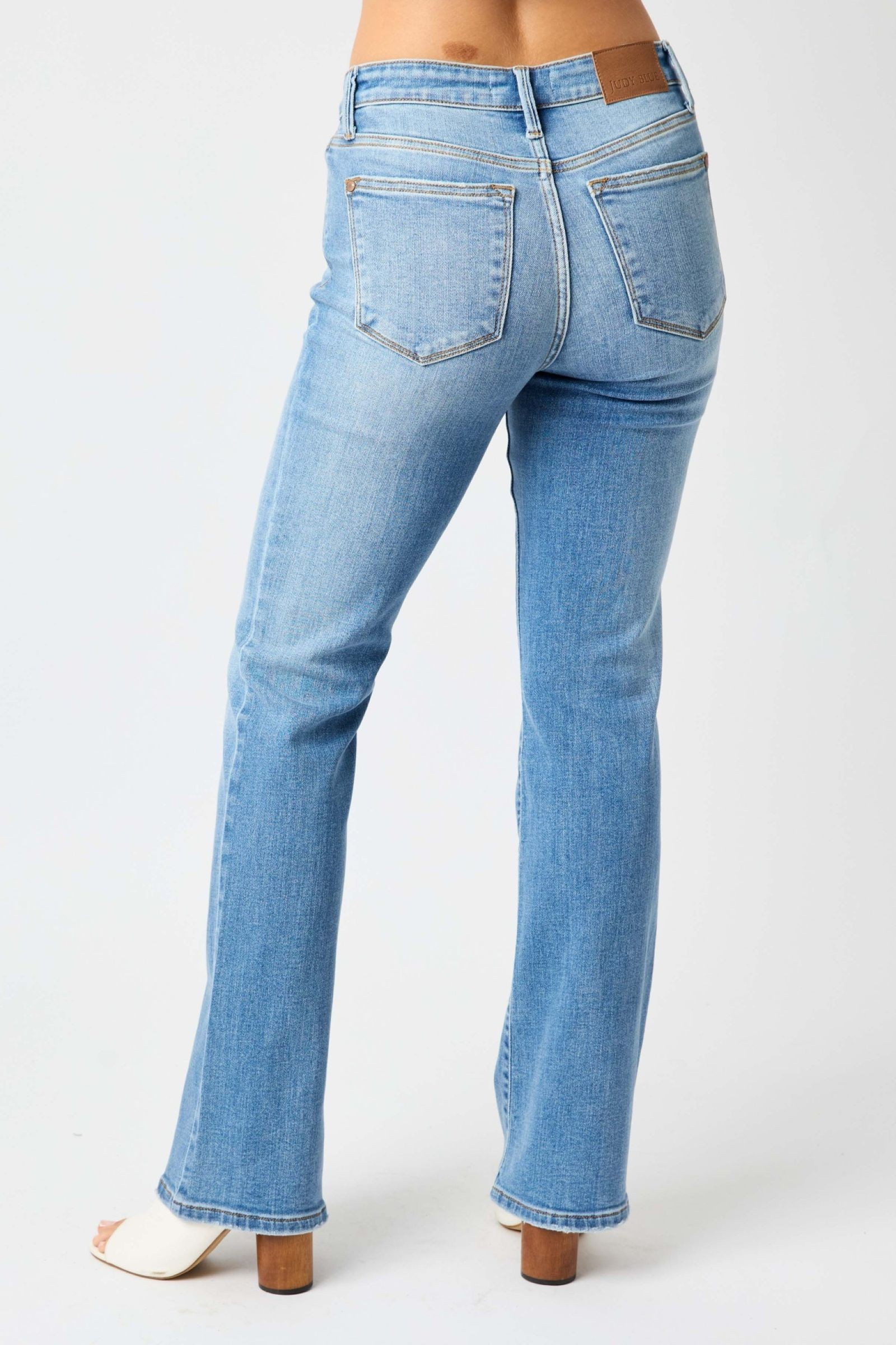 JUDY BLUE MID RISE BOOTCUT JEANS / STUFFOLOGY BOUTIQUE-Jeans-Judy Blue-Stuffology - Where Vintage Meets Modern, A Boutique for Real Women in Crosbyton, TX