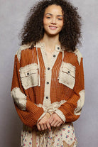 POL Clothing Open Knit Frayed Jacket-Jackets-Pol Clothing-Stuffology - Where Vintage Meets Modern, A Boutique for Real Women in Crosbyton, TX