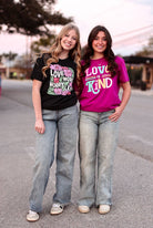 Love is Kind - Short Sleeve (Berry)-Jadelynn Brooke-Stuffology - Where Vintage Meets Modern, A Boutique for Real Women in Crosbyton, TX