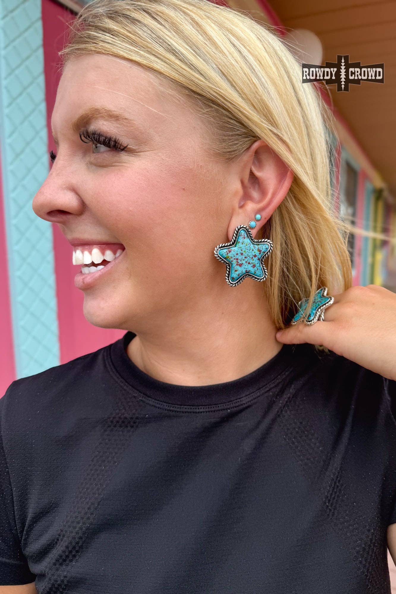 Star Earrings-Earrings-Stuffology Boutique-Stuffology - Where Vintage Meets Modern, A Boutique for Real Women in Crosbyton, TX