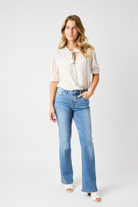 JUDY BLUE MID RISE BOOTCUT JEANS / STUFFOLOGY BOUTIQUE-Jeans-Judy Blue-Stuffology - Where Vintage Meets Modern, A Boutique for Real Women in Crosbyton, TX