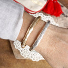 Boho Stretchy Minimalist Bangle Raw Textured Worn Gold-Bracelets-PennyLine inc-Stuffology - Where Vintage Meets Modern, A Boutique for Real Women in Crosbyton, TX
