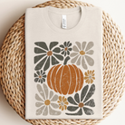 Boho Abstract Floral Pumpkin Graphic Tee/Crewneck-Willow Poppy-Stuffology - Where Vintage Meets Modern, A Boutique for Real Women in Crosbyton, TX