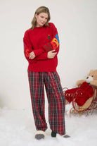 MERRY CHRISTMAS MULTICOLOR CREWNECK KNIT SWEATER-Sweaters-Blu Pepper-Stuffology - Where Vintage Meets Modern, A Boutique for Real Women in Crosbyton, TX