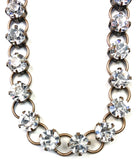 Vintage Sparkle Rhinestone Chain Necklace-Necklaces-Lost & Found Trading-Stuffology - Where Vintage Meets Modern, A Boutique for Real Women in Crosbyton, TX