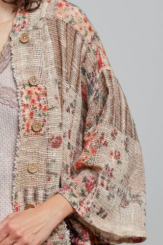Patches Hooded Jacket-Jackets-Pol Clothing-Stuffology - Where Vintage Meets Modern, A Boutique for Real Women in Crosbyton, TX