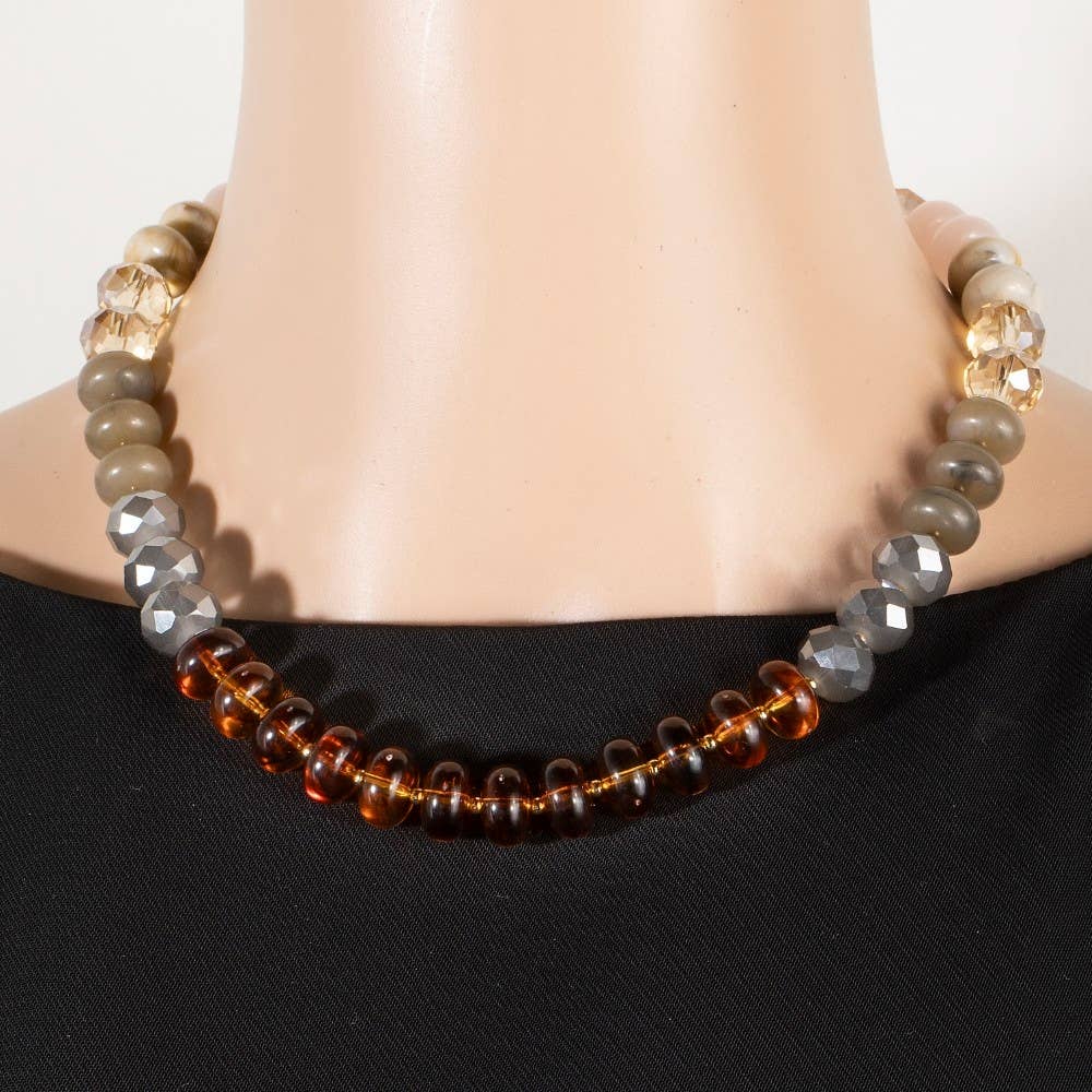 Golden Hour Layer Necklace-Necklaces-The Looks by Fame Accessories-Stuffology - Where Vintage Meets Modern, A Boutique for Real Women in Crosbyton, TX