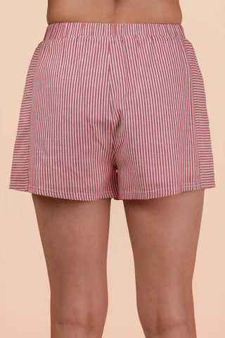 Striped Boxer Shorts-Shorts-VERY J-Stuffology - Where Vintage Meets Modern, A Boutique for Real Women in Crosbyton, TX