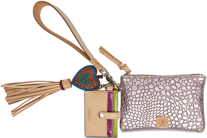 CONSUELA LULU COMBI WRISTLET WALLET / STUFFOLOGY BOUTIQUE-Handbags-Consuela-Stuffology - Where Vintage Meets Modern, A Boutique for Real Women in Crosbyton, TX