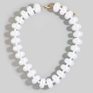 Bulky Acrylic Bead Link Necklace Set-Necklaces-The Looks by Fame Accessories-Stuffology - Where Vintage Meets Modern, A Boutique for Real Women in Crosbyton, TX