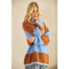 COLORBLOCK STRIPE SWEATER-Sweaters-Sage + Fig-Stuffology - Where Vintage Meets Modern, A Boutique for Real Women in Crosbyton, TX
