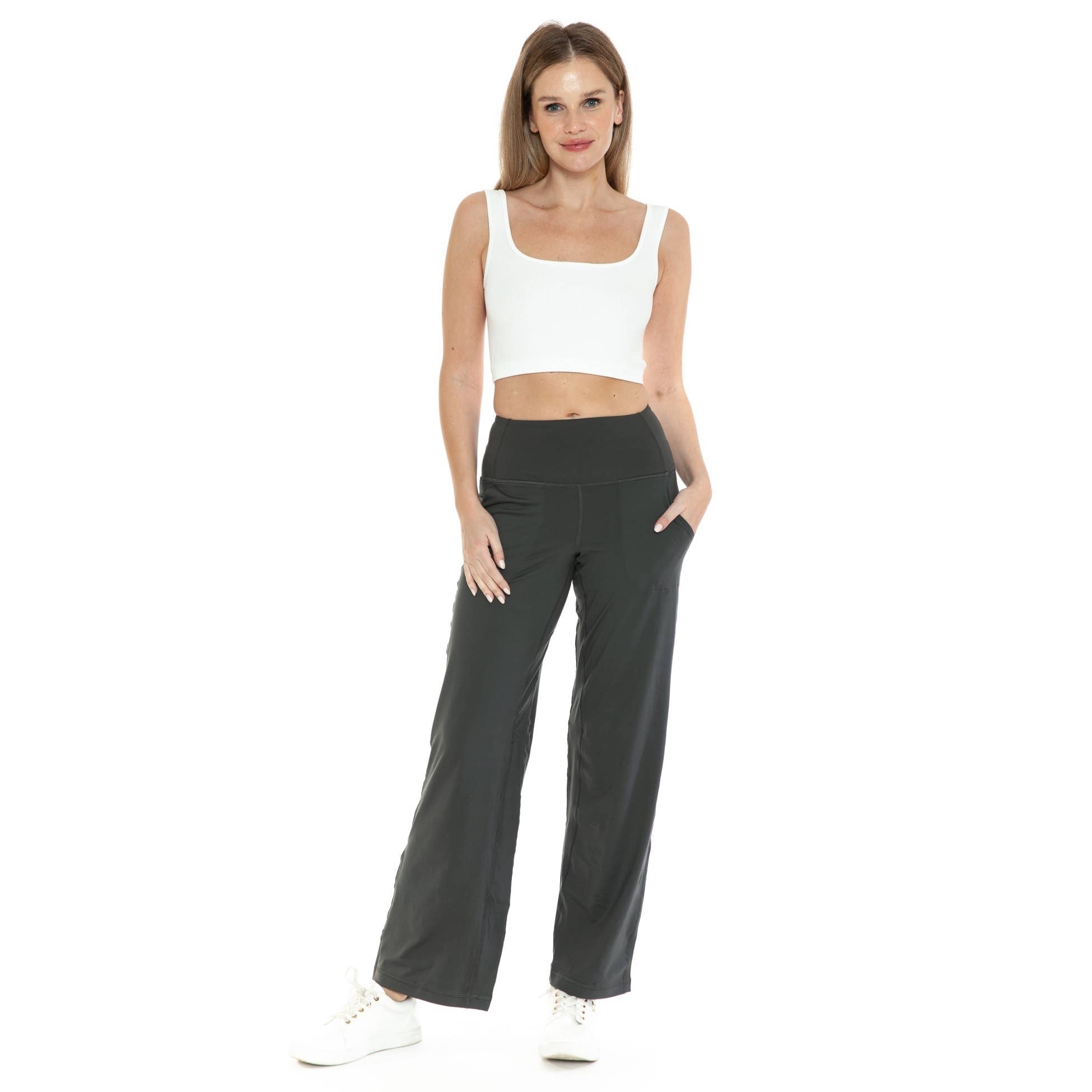 Wide Leg Activewear Pants /Stuffology Boutique-Pants-Leggings Depot-Stuffology - Where Vintage Meets Modern, A Boutique for Real Women in Crosbyton, TX