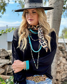 Black Bell Sleeve Top/Stuffology Boutique-Top-Texas True Threads-Stuffology - Where Vintage Meets Modern, A Boutique for Real Women in Crosbyton, TX