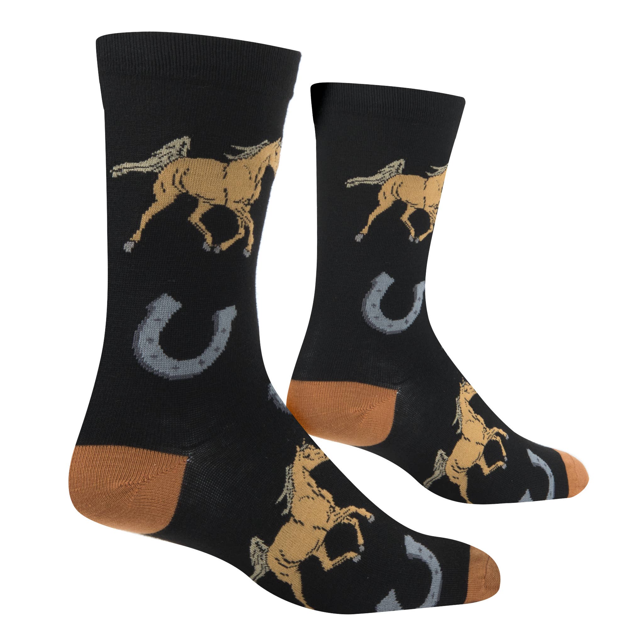 Crazy Socks - Womens Crew - Horses | Stuffology Boutique-Socks-Crazy Socks-Stuffology - Where Vintage Meets Modern, A Boutique for Real Women in Crosbyton, TX