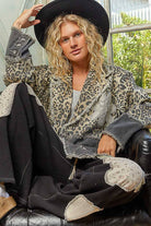 V-neck long sleeve crochet patch printed twill woven jacket-Jackets-Pol Clothing-Stuffology - Where Vintage Meets Modern, A Boutique for Real Women in Crosbyton, TX