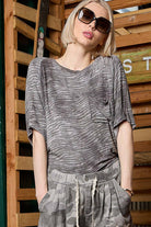Leopard Short Sleeve Tee-Pol Clothing-Stuffology - Where Vintage Meets Modern, A Boutique for Real Women in Crosbyton, TX