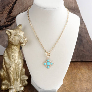 Ornate Pendant Necklace-Necklaces-PennyLine inc-Stuffology - Where Vintage Meets Modern, A Boutique for Real Women in Crosbyton, TX