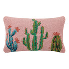Pretty Cactus Hook Pillow-throw pillow-Stuffology Boutique-Stuffology - Where Vintage Meets Modern, A Boutique for Real Women in Crosbyton, TX