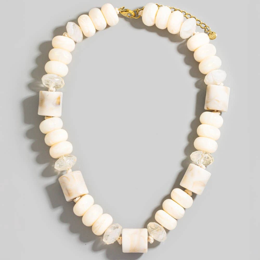 Color Story Beaded Necklace-Necklaces-The Looks by Fame Accessories-Stuffology - Where Vintage Meets Modern, A Boutique for Real Women in Crosbyton, TX