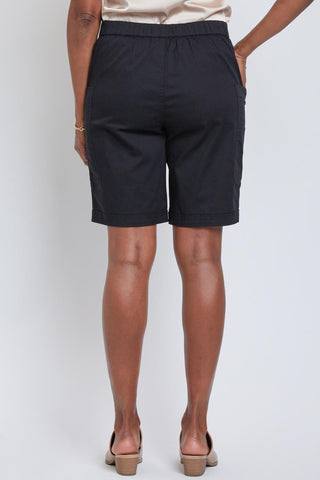 Wide Leg Bermuda Shorts-Shorts-YMI-Stuffology - Where Vintage Meets Modern, A Boutique for Real Women in Crosbyton, TX