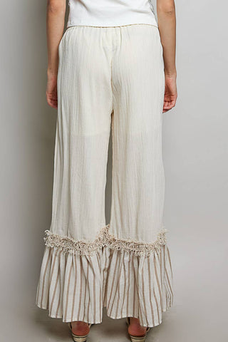 Sand Dune Ruffle Pants-Wide Leg Pants-Pol Clothing-Stuffology - Where Vintage Meets Modern, A Boutique for Real Women in Crosbyton, TX
