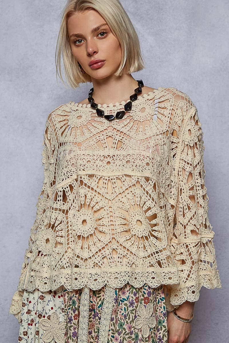Crochet Dreams Boho Top ✨-Top-Pol Clothing-Stuffology - Where Vintage Meets Modern, A Boutique for Real Women in Crosbyton, TX