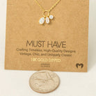 Dainty Opal Crystal Charm Necklace-Necklaces-The Looks by Fame Accessories-Stuffology - Where Vintage Meets Modern, A Boutique for Real Women in Crosbyton, TX